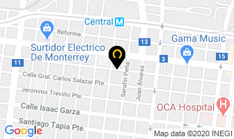 Mapa de Red Promocional Mexicana en Monterrey