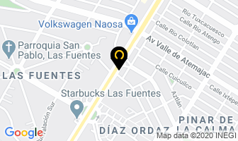 Mapa de Refaccionaria Volks Derby en Zapopan