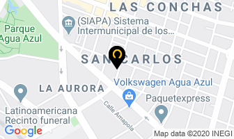 Mapa de Refacciones Cuevas, S.a. en Guadalajara