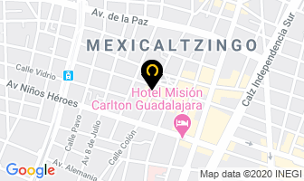 Mapa de Refacciones Electrodomesticos Domesticosas en Guadalajara