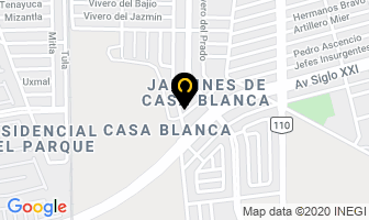 Mapa de Refrigeracion Casa Blanca en Aguascalientes