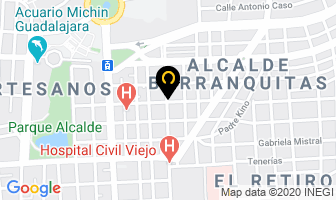 Mapa de Refrigeracion Ramirez en Guadalajara