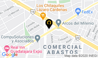 Mapa de Refritecnia en Guadalajara