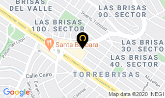 Mapa de Regiotour, Agencia De Viajes en Monterrey