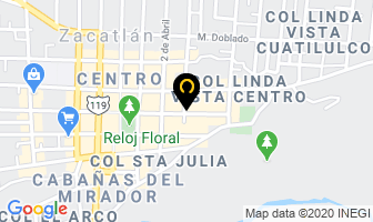 Mapa de Relojes Centenario S.a. De C.v. en Zacatlán