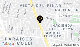 Mapa de Renta De Maquinaria Guitron en Zapopan
