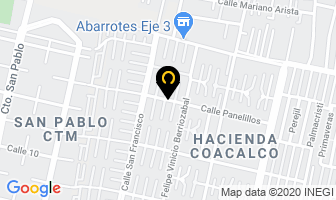 Mapa de Reparadora De Calzado en Coacalco de Berriozábal