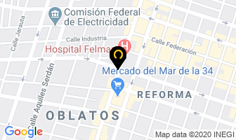 Mapa de Republica Car Wash en Guadalajara