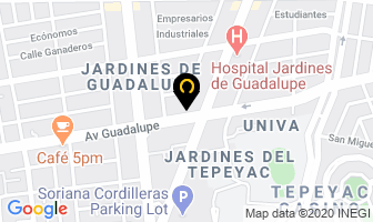 Mapa de Residencia Guadalupe en Zapopan