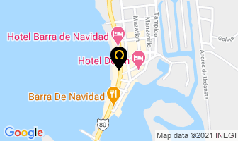Mapa de Restaurant Amber Di Mare Y Bungalows en Ciudad de Mexico