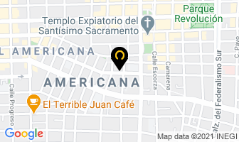 Mapa de Restaurant Nuevo LeÓn en Guadalajara