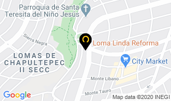 Mapa de Restaurante Loma Linda en Ciudad de Mexico