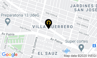 Mapa de Reventon Con Globos en Guadalajara
