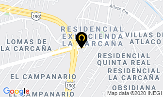 Mapa de Ricafet en San Andrés Cholula