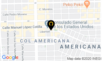 Mapa de Ricoh en Guadalajara