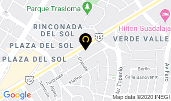 Mapa de Rincon Musical en Guadalajara