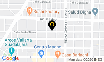 Mapa de Rivera Construcciones, S.a. De C.v. en Guadalajara