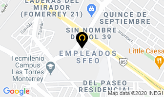 Mapa de Rodaleon, S.a. De C.v. en Monterrey