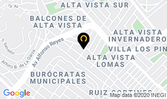 Mapa de Rosales Cristal Y Aluminio en Monterrey