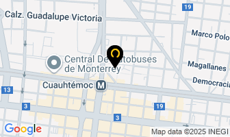 Mapa de Royal Dynamic Solutions Servicios De Logística Y Transporte Aduanas Bodega Mty en Monterrey