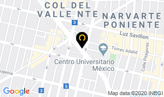 Mapa de Rsa Comunicacion Dinamica en Ciudad de Mexico