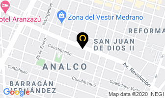 Mapa de Ruedas Y Ruedas en Guadalajara