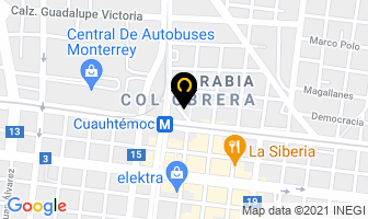 Mapa de Saga Consultores en Monterrey