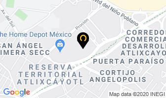Mapa de Salad Bowl en Puebla