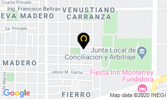 Mapa de Salazar Garza Juan Ramon en Monterrey