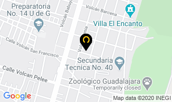 Mapa de Salón De Eventos San Gabriel en Guadalajara