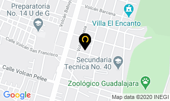 Mapa de Salón De Eventos San Gabriel en Guadalajara