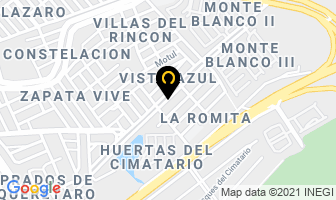 Mapa de Salón Rincón Familiar en Ciudad de Mexico
