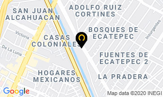 Mapa de Salones Emperador en Ecatepec de Morelos