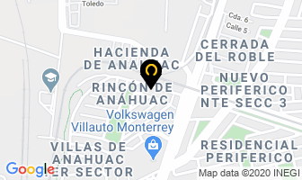 Mapa de Samson Control en San Nicolás de los Garza