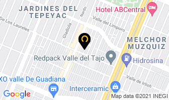 Mapa de San Fernando en Ecatepec de Morelos