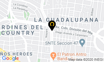 Mapa de San Francisco Mueblerias Contemporaneo Y Minimalista en Guadalajara