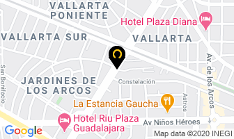 Mapa de San Gabriel en Guadalajara