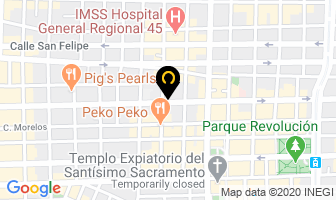 Mapa de San Miguel Posada Inn en Guadalajara