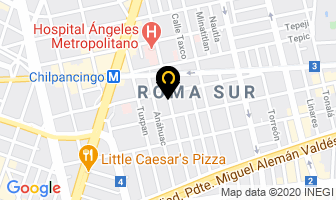 Mapa de Sanchez Romero Elizabeth Dra. en Ciudad de Mexico