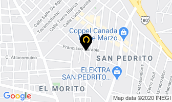 Mapa de Sanirent en San Pedro Tlaquepaque
