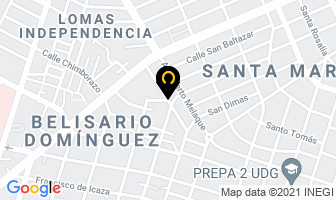 Mapa de Santa Margarita en Guadalajara