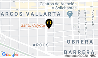 Mapa de Santo Coyote en Guadalajara