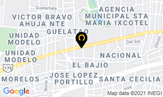 Mapa de Santo Coyote en Oaxaca de Juárez