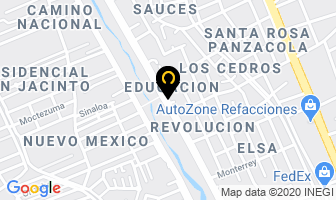 Mapa de Santo Coyote en Oaxaca de Juárez