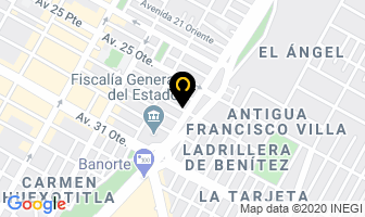 Mapa de Sastreria Bretaña en Puebla