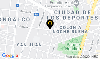 Mapa de Sastreria Corintio en Ciudad de Mexico