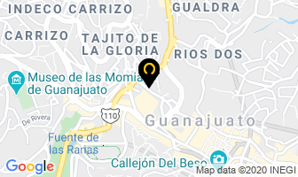 Mapa de Sastreria Ego en Guanajuato