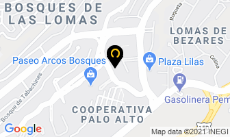 Mapa de Seguritech Integral Security en Ciudad de Mexico