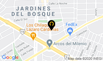 Mapa de Seminuevos Minerva en Guadalajara