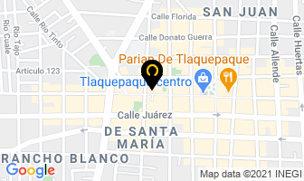 Mapa de Sergio Bustamante en San Pedro Tlaquepaque